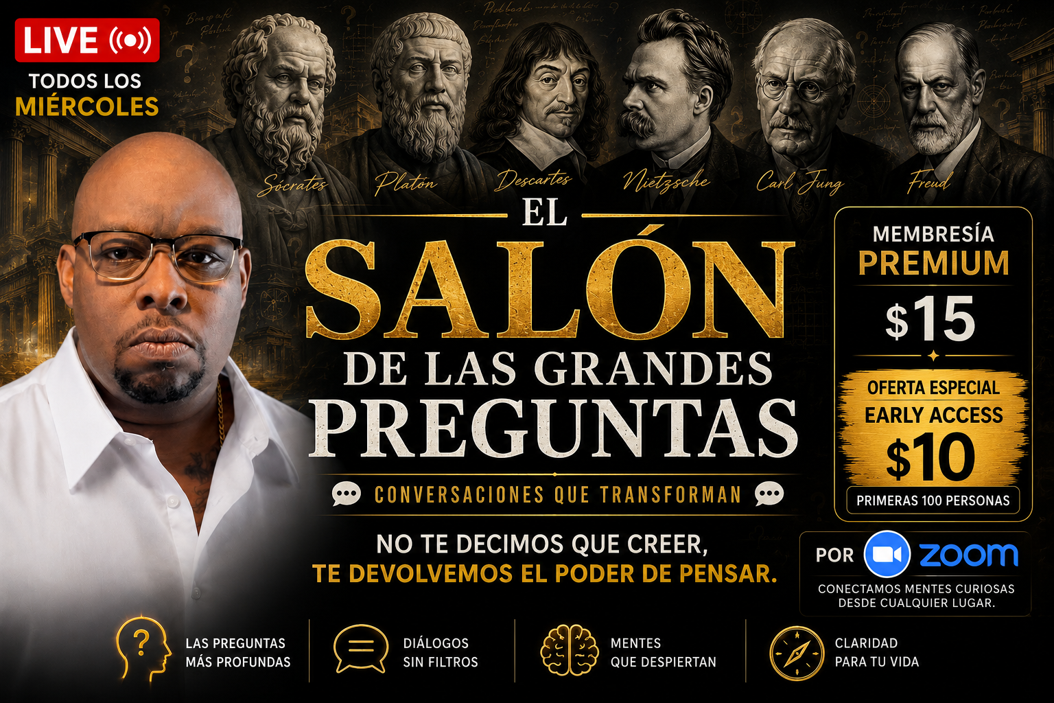 Membresia El salon de las grandes Preguntas