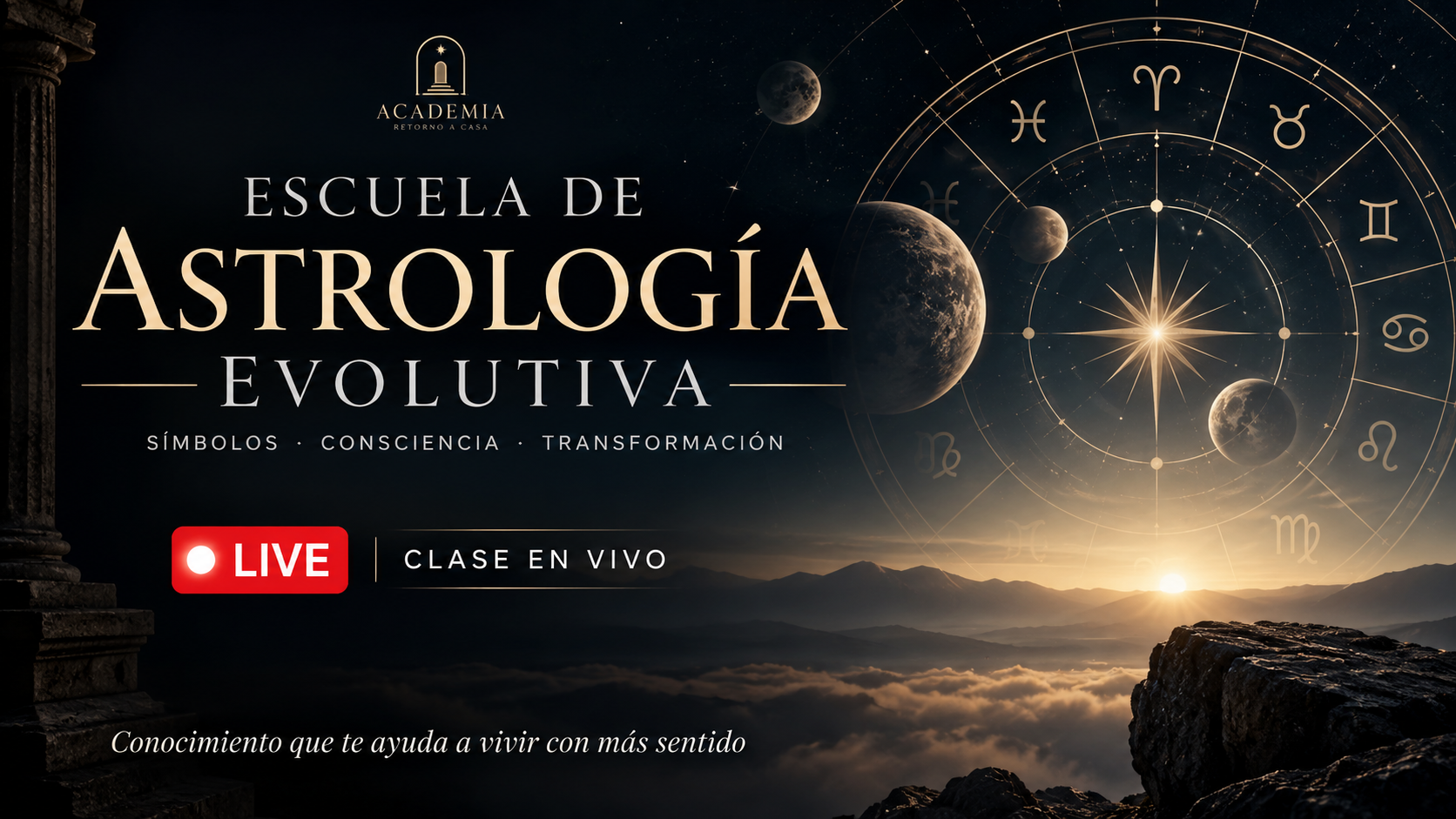 CLASES EN VIVO ESCUELA DE ASTROLOGIA